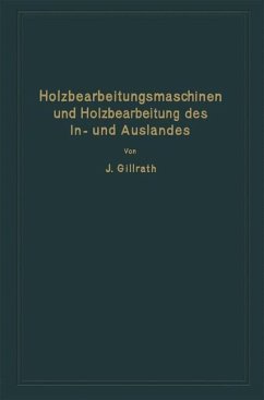 Cover Holzbearbeitungsmaschinen und Holzbearbeitung des In- und Auslandes (eBook, PDF)