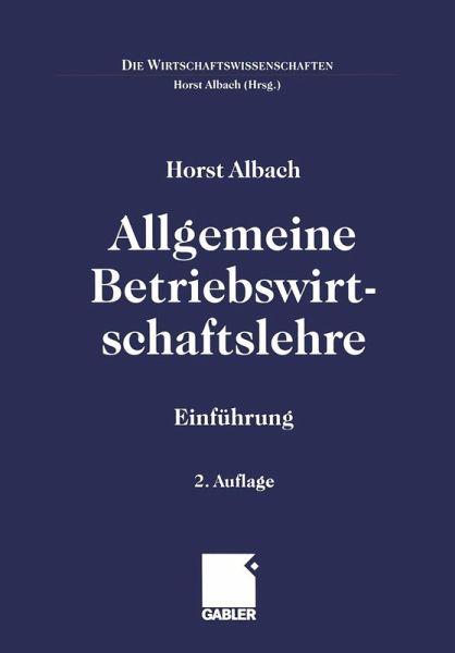 Allgemeine Betriebswirtschaftslehre (eBook, PDF)