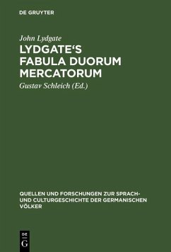 Cover Lydgate's Fabula duorum mercatorum (eBook, PDF)