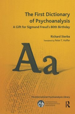The First Dictionary of Psychoanalysis (eBook, PDF) - Sterba, Richard