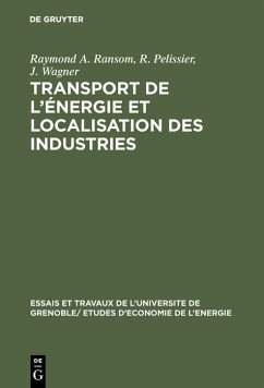 Cover Transport de l'énergie et localisation des industries (eBook, PDF)
