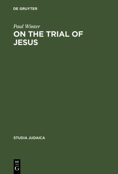 On the Trial of Jesus (eBook, PDF) On the Trial of Jesus (eBook, PDF)