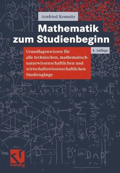 Mathematik zum Studienbeginn (eBook, PDF) - Kemnitz, Arnfried