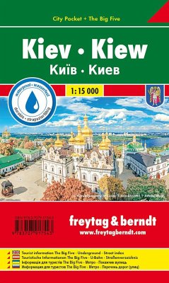 Kiew, Stadtplan 1:15.000, City Pocket + The Big Five. Kiev