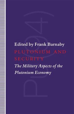 Plutonium and Security (eBook, PDF) - Barnaby, Frank