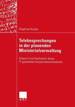 Cover Telebesprechungen in der planenden Ministerialverwaltung (eBook, PDF)