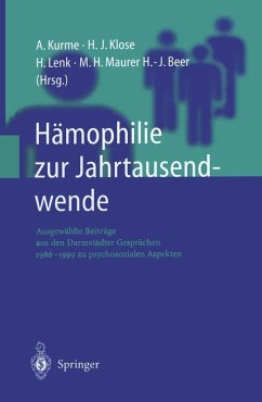 Cover Hämophilie zur Jahrtausendwende (eBook, PDF)