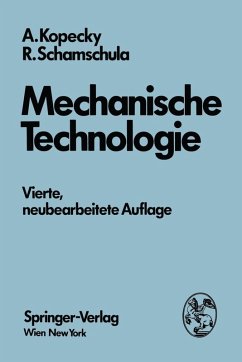 Mechanische Technologie (eBook, PDF) - Kopecky, Alfred; Schamschula, Rudolf