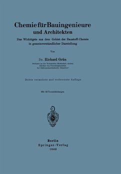 Chemie für Bauingenieure und Architekten (eBook, PDF) - Grün, Richard