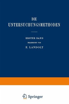 Cover Die Untersuchungsmethoden (eBook, PDF)