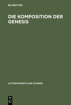 Cover Die Komposition der Genesis (eBook, PDF)