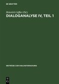 Dialoganalyse IV, Teil 1 (eBook, PDF)