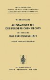 Allgemeiner Teil des Bürgerlichen Rechts (eBook, PDF)