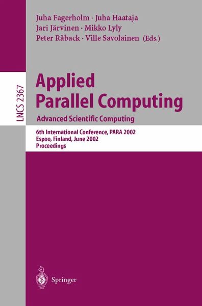 Applied Parallel Computing: Advanced Scientific Computing (eBook, PDF) Applied Parallel Computing: Advanced Scientific Computing (eBook, PDF)