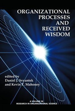 Organizational Processes and Received Wisdom (eBook, ePUB)