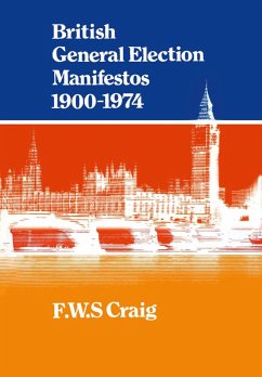 Cover British General Election Manifestos, 1900-74 (eBook, PDF)