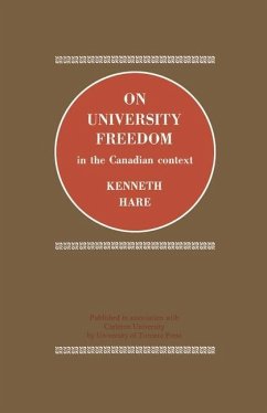 On University Freedom in the Canadian Context (eBook, PDF) - Hare, Kenneth