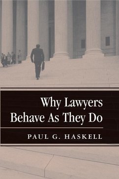 Cover Why Lawyers Behave As They Do (eBook, PDF)