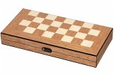 Philos 2518 - Chess Backgammon, Dame Set, Feld 40 mm, Farbe, Licht Braun, Strategiespiel, Brettspiel Philos 2518 - Chess Backgammon, Dame Set, Feld 40 mm, Farbe, Licht Braun, Strategiespiel, Brettspiel