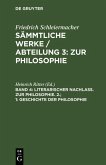 1. Geschichte der Philosophie (eBook, PDF)