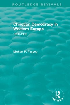 Cover Routledge Revivals: Christian Democracy in Western Europe (1957) (eBook, ePUB)