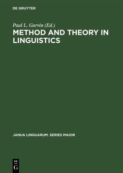 Method and Theory in Linguistics (eBook, PDF)