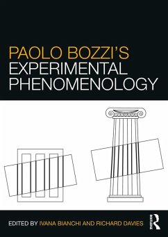 Paolo Bozzi's Experimental Phenomenology (eBook, ePUB) Cover Paolo Bozzi's Experimental Phenomenology (eBook, ePUB)