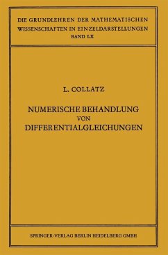 Numerische Behandlung von Differentialgleichungen (eBook, PDF) - Collatz, Lothar