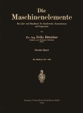 Die Maschinenelemente (eBook, PDF)