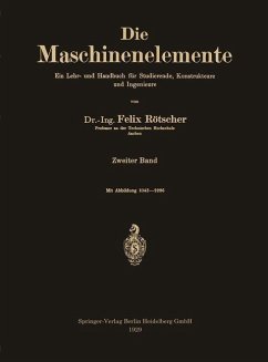 Cover Die Maschinenelemente (eBook, PDF)