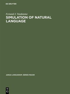 Simulation of natural language (eBook, PDF) - Vandamme, Fernand J.