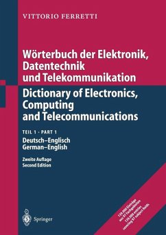 Cover Wörterbuch der Elektronik, Datentechnik und Telekommunikation / Dictionary of Electronics, Computing and Telecommunications (eBook, PDF)