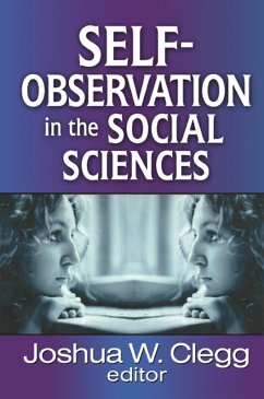 Cover Self-Observation in the Social Sciences (eBook, PDF)