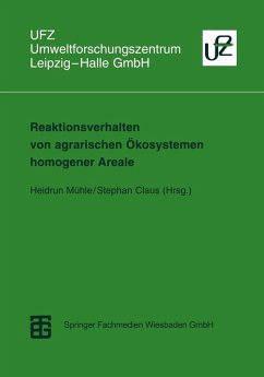 Cover Reaktionsverhalten von agrarischen Ökosystemen homogener Areale (eBook, PDF)