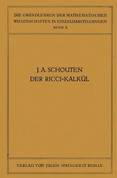 Der Ricci-Kalkül (eBook, PDF) - Schouten, J. A.