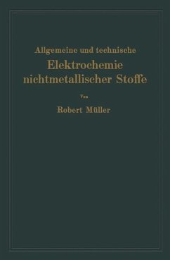 Cover Allgemeine und technische Elektrochemie nichtmetallischer Stoffe (eBook, PDF)