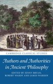 Authors and Authorities in Ancient Philosophy (eBook, PDF)