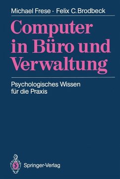 Computer in Büro und Verwaltung (eBook, PDF) - Frese, Michael; Brodbeck, Felix C.