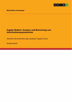 Supply Risiken: Analyse und Bewertung von Informationsasymmetrien (eBook, PDF)