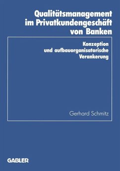 Qualitätsmanagement im Privatkundengeschäft von Banken (eBook, PDF) - Schmitz, Gerhard