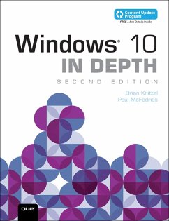 Windows 10 In Depth (eBook, PDF) - Knittel, Brian; McFedries, Paul