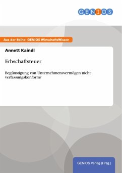 Erbschaftsteuer (eBook, ePUB) - Kaindl, Annett