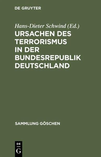 Ursachen des Terrorismus in der Bundesrepublik Deutschland (eBook, PDF)