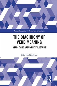 Cover The Diachrony of Verb Meaning (eBook, PDF)