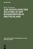 Zur Soziologie des Richters in der Bundesrepublik Deutschland (eBook, PDF)