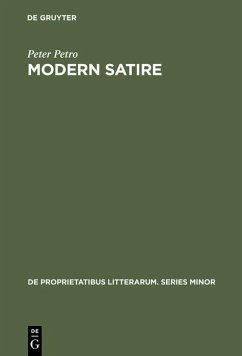 Cover Modern Satire (eBook, PDF)