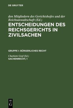 Sachenrecht, 1 (eBook, PDF)