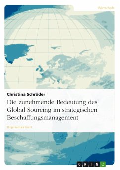 Die zunehmende Bedeutung des Global Sourcing als Bestandteil des strategischen Beschaffungsmanagements (eBook, PDF)