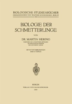 Biologie der Schmetterlinge (eBook, PDF) - Hering, Martin
