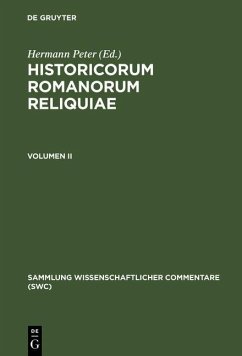 Historicorum Romanorum reliquiae. Volumen II (eBook, PDF)